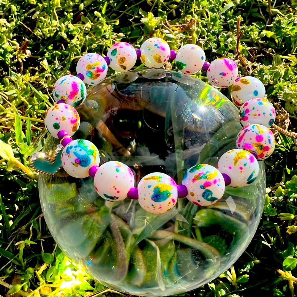 BRAVElets by Ava youth jawbreaker “Mean Girls” bracelet with enamel heart charm